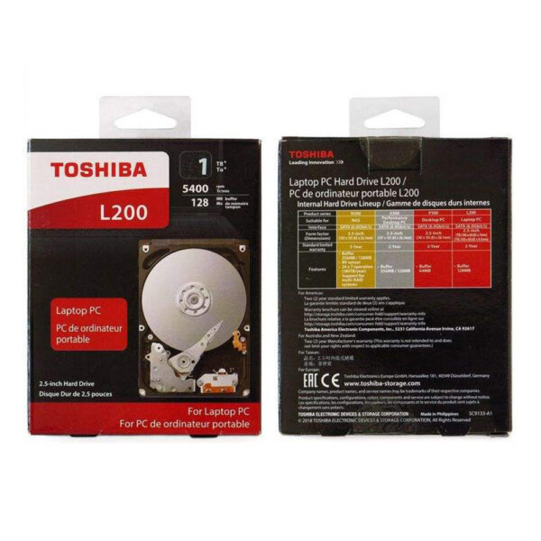 Toshiba L200 Internal Hard Drive 1TB